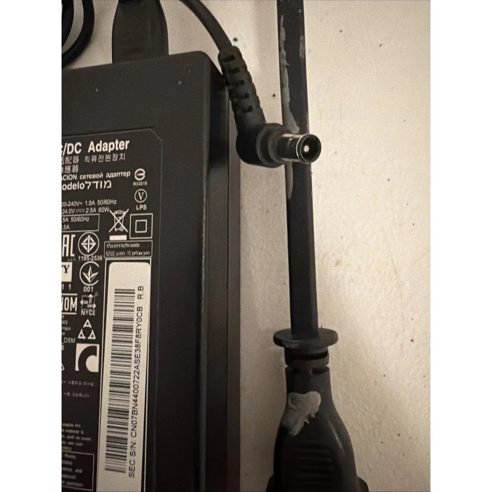 Samsung A6024-DSM 60W 24V 2.5A Power Adapter Compatible with Samsung Monitors